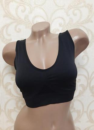 Удобный комфортный нательный топ с сеточкой, перфорацией