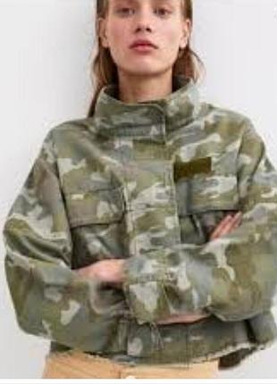 Укороченый пиджак zara оверсайз