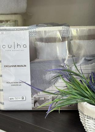 Покрывало муслевое 230*250 см туречева двустороннее