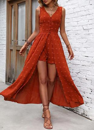 Швейцарская безрукавка на пуговицах в точку breezaya размер xs