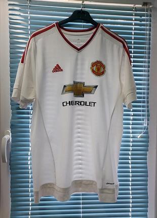 Футболка футбольная (мерч) adidas manchester united (xl)