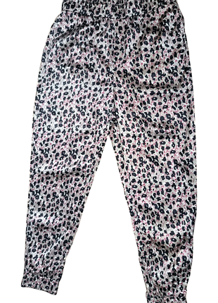 Брюки zara леопардовый принт размер l