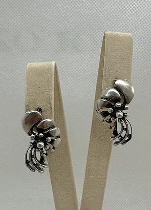 Серьги серебро 925