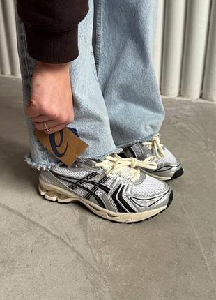 Кросівки asics gel-kayano 14 jjjjound silver black