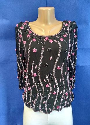 Кофтинка вишита бiсером