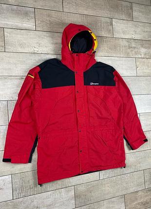 Berghaus mera peak vintage goretex red jacket men’s size xl куртка ветровка