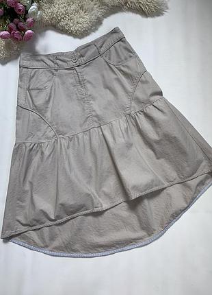 Асиметрична бавовняна спідниця frn