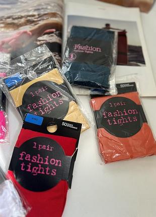 Женские плотные разноцветные колготки и лосинки primark ❤️