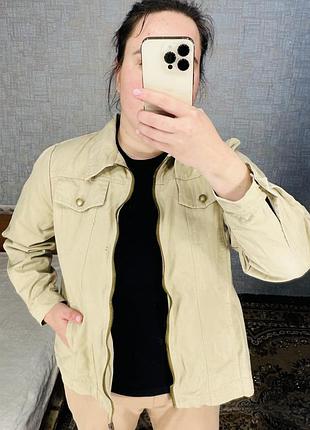 Легка джинсова куртка демі uk 18