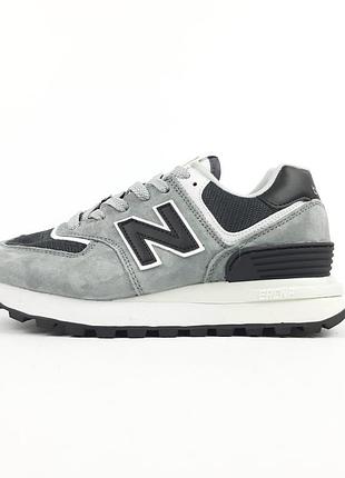 Жіночі кросівки new balance 574 legacy grey black