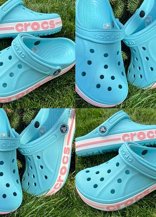 Женские кроксы сабо crocs bayaband clog голубые crocs bayaband clog crocs
