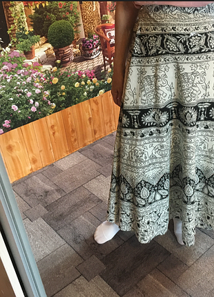 Юбка летняя макси индийская на запах р.42-48 хлопок