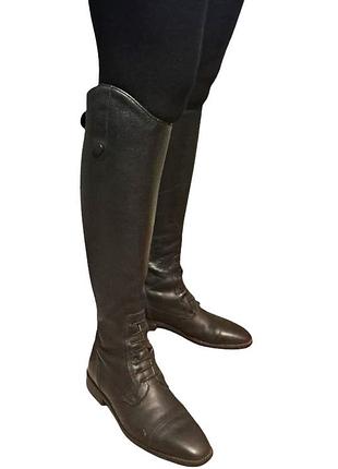 Кожаные сапоги для верховой езды, конные сапоги pfiff, р.40