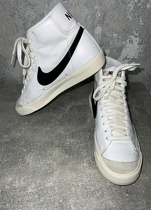 Кеды кожаные nike these blazer 100% оригинал
