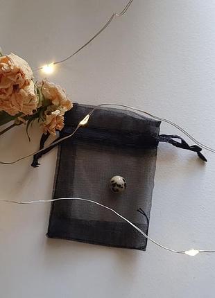 Перепелинная яшма, далмантиновая яшма в мешочке