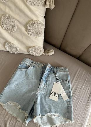 Шорти джинсові zara 34 розмір