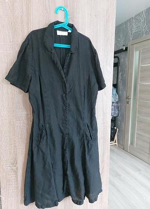 H&amp;m сарафан 100% льон