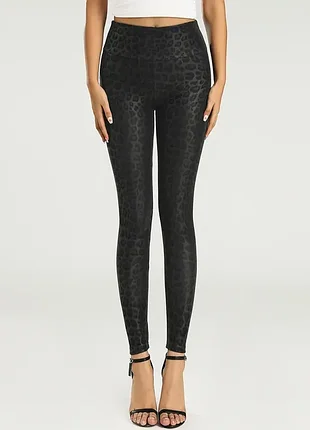 Лосины под кожу, леопард,