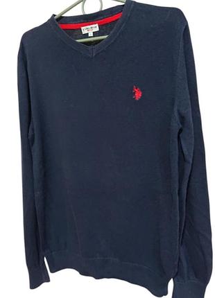 Брендовый хлопковый джемпер u.s.polo assn