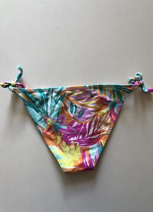 Плавки calzedonia с пальмовыми листьями трусики к купальнику низ2 фото