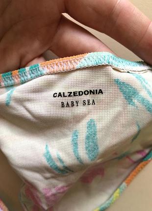 Плавки calzedonia с пальмовыми листьями трусики к купальнику низ4 фото