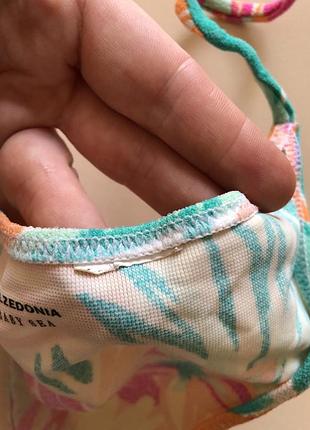Плавки calzedonia с пальмовыми листьями трусики к купальнику низ5 фото