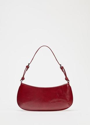 Сумка с кракелюровым эффектом zara