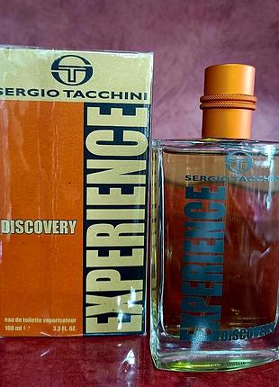 Experience sergio tacchini discovery 100 ml, туалетна вода для чоловіків