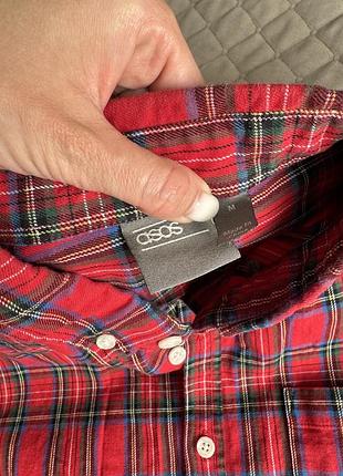 Червона сорочка у клітинку asos3 фото