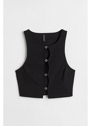 Топ з сердечками h&m