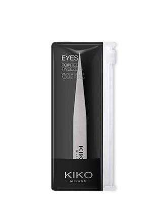 Профессиональный сверхострый пинцет для бровей kiko milano pointed tweezers