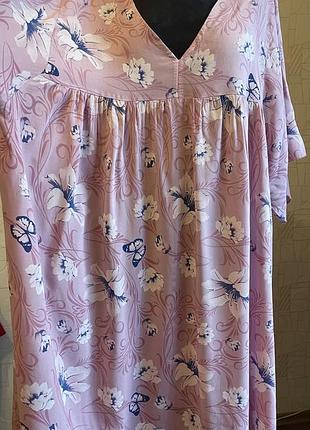 Італійська сукня батал вільного крою віскоза