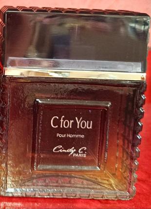 С for you  cindy c. paris, pour homme,  парфумована вода для чоловіків