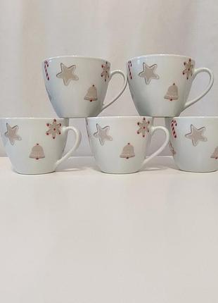 Набор фарфоровых чашек 5 шт creatable