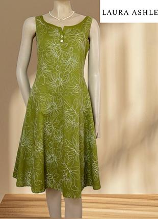 Вінтажна вишита сукня laura ashley  48-50