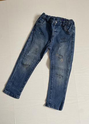 Джинсы idete, размер 3/4 года (104см)