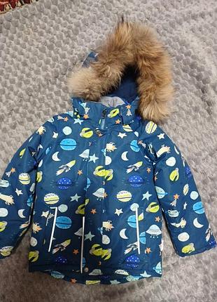 Курточка зимова для хлопчика розмір110 см.фірма lassye