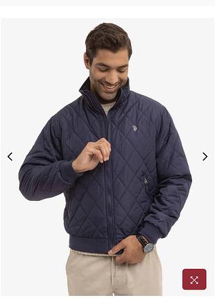 Стьобана куртка на флісі u.s.polo assn (оригінал)