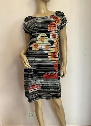 Фирменное легкое платье на подкладке/ l- xl/brend desigual