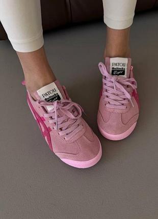 Кроссовки asics onitsuka tiger mexico 66 x patou cotton candy
