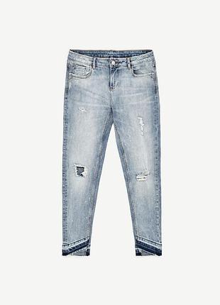 Джинси скіні фірми zara 34 розмір