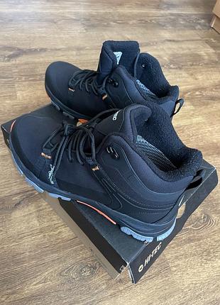 Черевики hi-tec himba mid wp - black/orange
