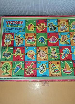 Пазлы, рамка, втулки английский алфавита,