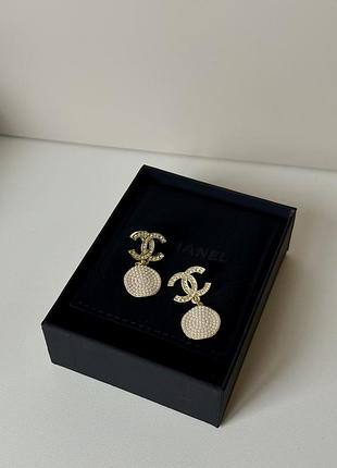 Серьги в стиле chanel