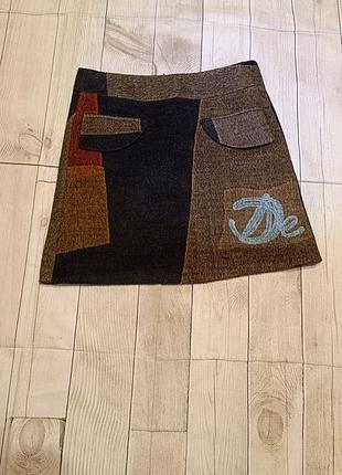 Юбка короткая шерстяная desigual