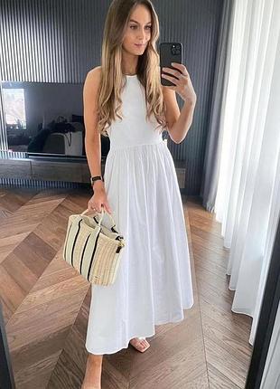 Сукня zara біла 8