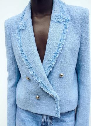 Жакет твідовий zara
