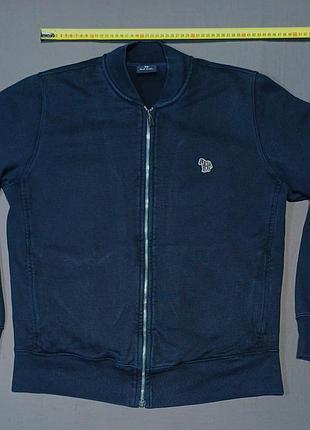 Плечі 43 см vintage paul smith  бомбер вітровка  size l 100% organic cotton made in bulgaria