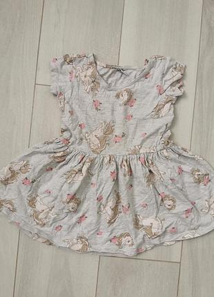 Бавовняна сукня на дівчинку