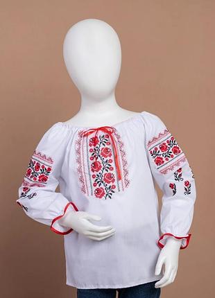 Вышиванка для девочек на 2-6 лет